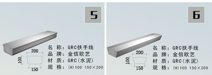 GRC扶手線